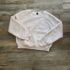 Wild Fable Pale Pink Fur Sweatshirt